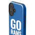NFL Los Angeles Rams Team Motto iPhone 16 Impact Case